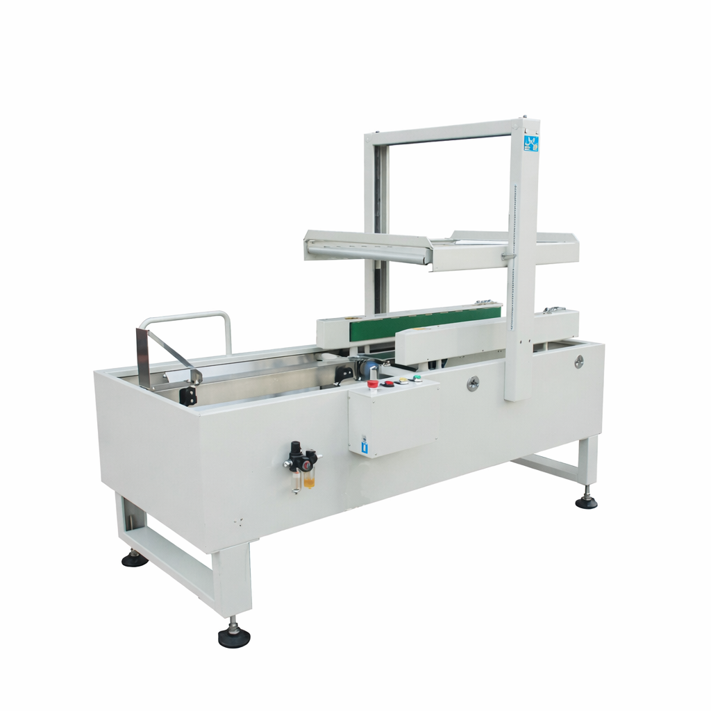armadora de cajas semiautomática DZF-5050 para formado y sellado de cajas