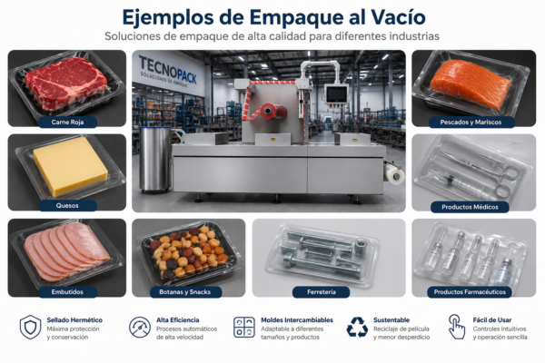 máquina termoformadora automática para empaque al vacío Máquina Termoformadora Automática para Empaque al Vacío ejemplos empaque termoformado al vacio
