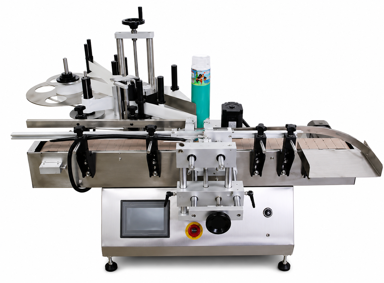 Etiquetadora automática de sobremesa para botellas redondas YT-150