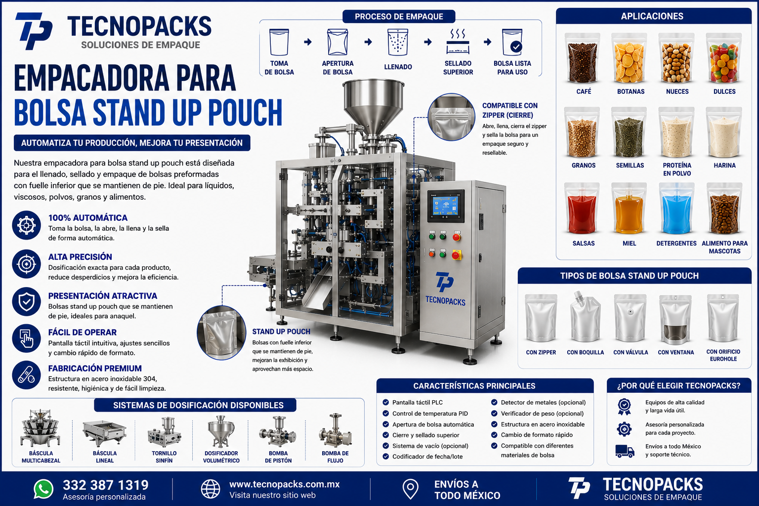Empacadora para bolsa stand up pouch empacadora para bolsa stand up pouch Empacadora para bolsa stand up pouch empacadora para bolsa tipo stand pouch