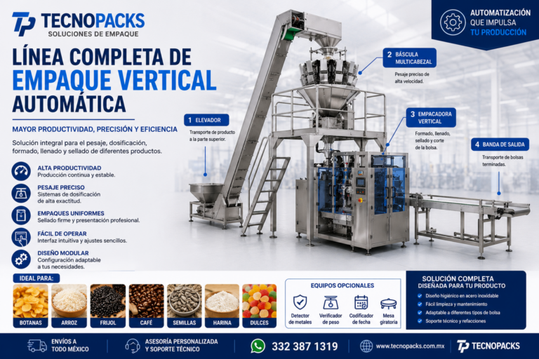 Línea completa de empaque vertical automática línea completa de empaque vertical automática Línea completa de empaque vertical automática linea completa de empaque vertical 768x512
