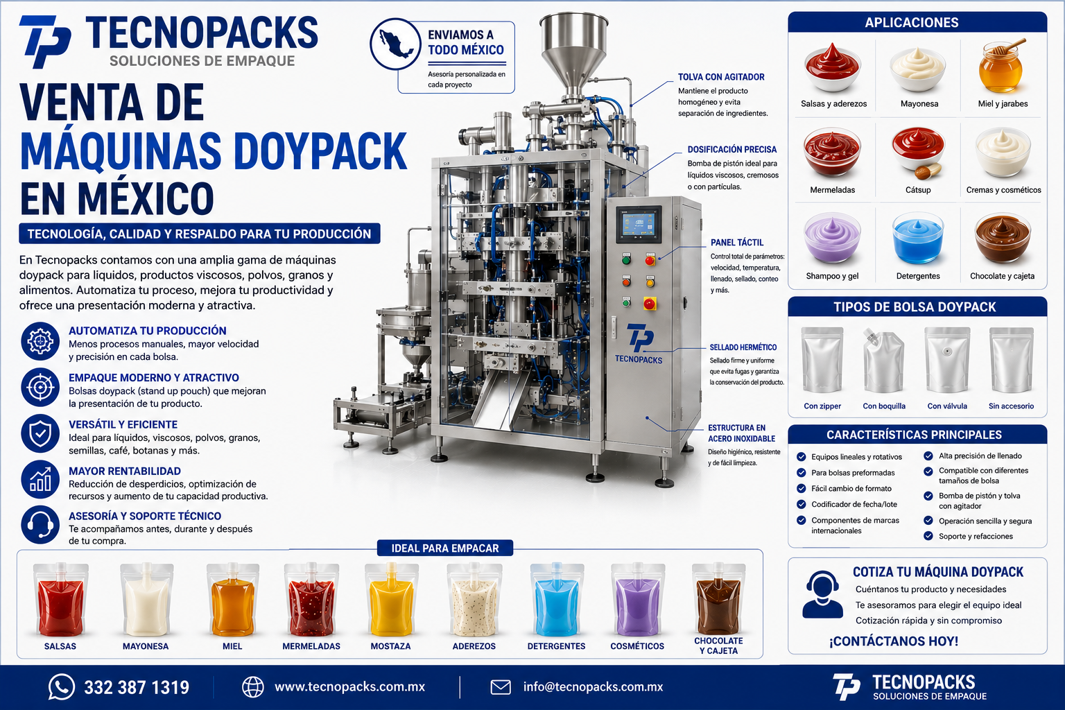 Venta de máquinas doypack en México venta de máquinas doypack en méxico Venta de máquinas doypack en México venta de maquinas doypack en mexico
